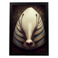 Nacnic Lámina Armadillo Audaz estilo T. Burton. Ilustraciones y pósters de animales inspirados en el arte gótico y oscuro de Burton. Diseño y Decoración de Interiores.-Artwork-Nacnic-A4-Sin marco-Nacnic Estudio SL