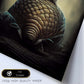 Nacnic Lámina Armadillo Generoso estilo T. Burton. Ilustraciones y pósters de animales inspirados en el arte gótico y oscuro de Burton. Diseño y Decoración de Interiores.-Artwork-Nacnic-Nacnic Estudio SL