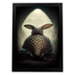 Nacnic Lámina Armadillo Generoso estilo T. Burton. Ilustraciones y pósters de animales inspirados en el arte gótico y oscuro de Burton. Diseño y Decoración de Interiores.-Artwork-Nacnic-A4-Sin marco-Nacnic Estudio SL