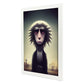 Nacnic Lámina Babuino Sociable estilo T. Burton. Ilustraciones y pósters de animales inspirados en el arte gótico y oscuro de Burton. Diseño y Decoración de Interiores.-Artwork-Nacnic-Nacnic Estudio SL