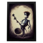 Nacnic Lámina Banjo humano Generoso al estilo de T. Burton. Ilustraciones de escenas y lugares inspiradas en arte gótico y oscuro. Diseño y Decoración de Interiores.-Artwork-Nacnic-A4-Sin marco-Nacnic Estudio SL