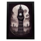 Nacnic Lámina Big Ben Empático al estilo de T. Burton. Ilustraciones de monumentos, ciudades, paises inspiradas en arte gótico y oscuro. Diseño y Decoración de Interiores.-Artwork-Nacnic-A4-Sin marco-Nacnic Estudio SL