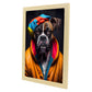 Nacnic Lámina Boxer colorido Dinámico en estilo Fotografía a todo color. Divertidas ilustraciones realistas de animales con ropa humana. Diseño y Decoración de Interiores.-Artwork-Nacnic-Nacnic Estudio SL