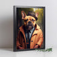 Nacnic Lámina Bulldog elegante Creativo en estilo Fotografía a todo color. Divertidas ilustraciones realistas de animales con ropa humana. Diseño y Decoración de Interiores.-Artwork-Nacnic-Nacnic Estudio SL