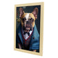 Nacnic Lámina Bulldog victoriano Tolerante en estilo Fotografía a todo color. Divertidas ilustraciones realistas de animales con ropa humana. Diseño y Decoración de Interiores.-Artwork-Nacnic-Nacnic Estudio SL