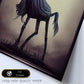 Nacnic Lámina Caballo Energético estilo T. Burton. Ilustraciones y pósters de animales inspirados en el arte gótico y oscuro de Burton. Diseño y Decoración de Interiores.-Artwork-Nacnic-Nacnic Estudio SL