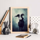 Nacnic Lámina Cabra Energético estilo T. Burton. Ilustraciones y pósters de animales inspirados en el arte gótico y oscuro de Burton. Diseño y Decoración de Interiores.-Artwork-Nacnic-Nacnic Estudio SL
