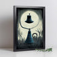 Nacnic Lámina Campana Paciente al estilo de T. Burton. Ilustraciones de escenas y lugares inspiradas en arte gótico y oscuro. Diseño y Decoración de Interiores.-Artwork-Nacnic-Nacnic Estudio SL