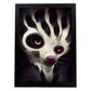 Nacnic Lámina Cara Civeta Responsable estilo T. Burton. Ilustraciones y pósters de animales inspirados en el arte gótico y oscuro de Burton. Diseño y Decoración de Interiores.-Artwork-Nacnic-A4-Sin marco-Nacnic Estudio SL