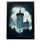 Nacnic Lámina Castillo Neuschwanstein Imaginativo al estilo de T. Burton. Ilustraciones de monumentos, ciudades, paises inspiradas en arte gótico y oscuro. Diseño y Decoración de Interiores.-Artwork-Nacnic-A4-Sin marco-Nacnic Estudio SL