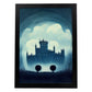 Nacnic Lámina Castillo Windsor Humilde al estilo de T. Burton. Ilustraciones de monumentos, ciudades, paises inspiradas en arte gótico y oscuro. Diseño y Decoración de Interiores.-Artwork-Nacnic-A4-Sin marco-Nacnic Estudio SL