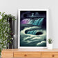 Nacnic Lámina Cataratas Niagara Imaginativo al estilo de T. Burton. Ilustraciones de monumentos, ciudades, paises inspiradas en arte gótico y oscuro. Diseño y Decoración de Interiores.-Artwork-Nacnic-Nacnic Estudio SL