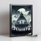 Nacnic Lámina Catedral San Basilio Racional al estilo de T. Burton. Ilustraciones de monumentos, ciudades, paises inspiradas en arte gótico y oscuro. Diseño y Decoración de Interiores.-Artwork-Nacnic-Nacnic Estudio SL