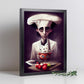 Nacnic Lámina Chef Compasivo al estilo de T. Burton. Ilustraciones de profesiones y oficios inspiradas en arte gótico y oscuro. Diseño y Decoración de Interiores.-Artwork-Nacnic-Nacnic Estudio SL