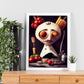 Nacnic Lámina Chef Leal al estilo de T. Burton. Ilustraciones de profesiones y oficios inspiradas en arte gótico y oscuro. Diseño y Decoración de Interiores.-Artwork-Nacnic-Nacnic Estudio SL