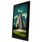 Nacnic Lámina Chichen Itza 1 Amistoso al estilo de T. Burton. Ilustraciones de monumentos, ciudades, paises inspiradas en arte gótico y oscuro. Diseño y Decoración de Interiores.-Artwork-Nacnic-Nacnic Estudio SL