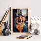 Nacnic Lámina Cocker spaniel Responsable en estilo Fotografía a todo color. Divertidas ilustraciones realistas de animales con ropa humana. Diseño y Decoración de Interiores.-Artwork-Nacnic-Nacnic Estudio SL