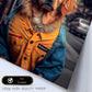 Nacnic Lámina Cocker spaniel Responsable en estilo Fotografía a todo color. Divertidas ilustraciones realistas de animales con ropa humana. Diseño y Decoración de Interiores.-Artwork-Nacnic-Nacnic Estudio SL
