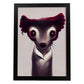 Nacnic Lámina Comadreja Tolerante estilo T. Burton. Ilustraciones y pósters de animales inspirados en el arte gótico y oscuro de Burton. Diseño y Decoración de Interiores.-Artwork-Nacnic-A4-Sin marco-Nacnic Estudio SL