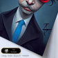 Nacnic Lámina Economista Práctico al estilo de T. Burton. Ilustraciones de profesiones y oficios inspiradas en arte gótico y oscuro. Diseño y Decoración de Interiores.-Artwork-Nacnic-Nacnic Estudio SL