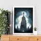 Nacnic Lámina Empire State Audaz al estilo de T. Burton. Ilustraciones de monumentos, ciudades, paises inspiradas en arte gótico y oscuro. Diseño y Decoración de Interiores.-Artwork-Nacnic-Nacnic Estudio SL