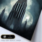 Nacnic Lámina Empire State Audaz al estilo de T. Burton. Ilustraciones de monumentos, ciudades, paises inspiradas en arte gótico y oscuro. Diseño y Decoración de Interiores.-Artwork-Nacnic-Nacnic Estudio SL