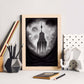 Nacnic Lámina Empire State Intelectual al estilo de T. Burton. Ilustraciones de monumentos, ciudades, paises inspiradas en arte gótico y oscuro. Diseño y Decoración de Interiores.-Artwork-Nacnic-Nacnic Estudio SL