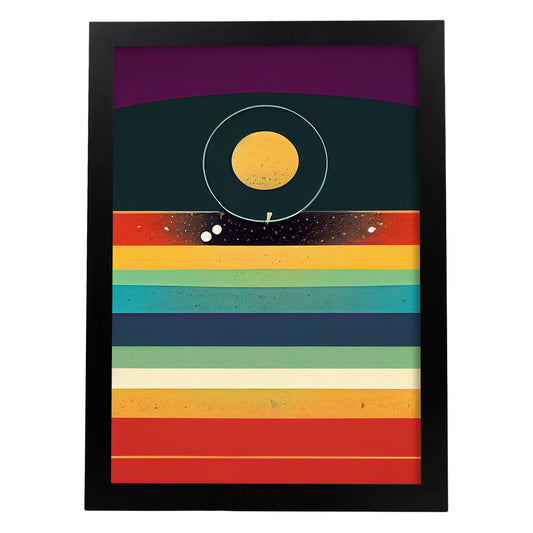 Nacnic Lámina en Estilo Abstracto Creación. Llamativas y modernas Ilustraciones artísticas a todo color para el Diseño y Decoración de Interiores.-Artwork-Nacnic-A4-Sin marco-Nacnic Estudio SL