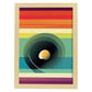 Nacnic Lámina en Estilo Abstracto Planetario. Llamativas y modernas Ilustraciones artísticas a todo color para el Diseño y Decoración de Interiores.-Artwork-Nacnic-A4-Marco Madera clara-Nacnic Estudio SL