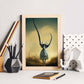 Nacnic Lámina Gacela Amable estilo T. Burton. Ilustraciones y pósters de animales inspirados en el arte gótico y oscuro de Burton. Diseño y Decoración de Interiores.-Artwork-Nacnic-Nacnic Estudio SL