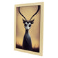 Nacnic Lámina Gacela Curioso estilo T. Burton. Ilustraciones y pósters de animales inspirados en el arte gótico y oscuro de Burton. Diseño y Decoración de Interiores.-Artwork-Nacnic-Nacnic Estudio SL