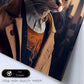 Nacnic Lámina Gato Colorpoint Compasivo en estilo Fotografía a todo color. Divertidas ilustraciones realistas de animales con ropa humana. Diseño y Decoración de Interiores.-Artwork-Nacnic-Nacnic Estudio SL