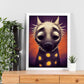 Nacnic Lámina Hiena Energético estilo T. Burton. Ilustraciones y pósters de animales inspirados en el arte gótico y oscuro de Burton. Diseño y Decoración de Interiores.-Artwork-Nacnic-Nacnic Estudio SL
