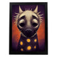 Nacnic Lámina Hiena Energético estilo T. Burton. Ilustraciones y pósters de animales inspirados en el arte gótico y oscuro de Burton. Diseño y Decoración de Interiores.-Artwork-Nacnic-A4-Sin marco-Nacnic Estudio SL