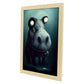 Nacnic Lámina Hipopótamo Racional estilo T. Burton. Ilustraciones y pósters de animales inspirados en el arte gótico y oscuro de Burton. Diseño y Decoración de Interiores.-Artwork-Nacnic-Nacnic Estudio SL