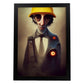 Nacnic Lámina Ingeniero Audaz al estilo de T. Burton. Ilustraciones de profesiones y oficios inspiradas en arte gótico y oscuro. Diseño y Decoración de Interiores.-Artwork-Nacnic-A3-Sin marco-Nacnic Estudio SL