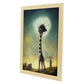 Nacnic Lámina Jirafa Intelectual estilo T. Burton. Ilustraciones y pósters de animales inspirados en el arte gótico y oscuro de Burton. Diseño y Decoración de Interiores.-Artwork-Nacnic-Nacnic Estudio SL