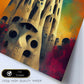 Nacnic Lámina La Sagrada Familia Sensible al estilo de T. Burton. Ilustraciones de monumentos, ciudades, paises inspiradas en arte gótico y oscuro. Diseño y Decoración de Interiores.-Artwork-Nacnic-Nacnic Estudio SL