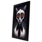 Nacnic Lámina Lemur Valiente estilo T. Burton. Ilustraciones y pósters de animales inspirados en el arte gótico y oscuro de Burton. Diseño y Decoración de Interiores.-Artwork-Nacnic-Nacnic Estudio SL
