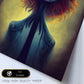Nacnic Lámina León Dinámico estilo T. Burton. Ilustraciones y pósters de animales inspirados en el arte gótico y oscuro de Burton. Diseño y Decoración de Interiores.-Artwork-Nacnic-Nacnic Estudio SL