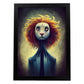 Nacnic Lámina León Dinámico estilo T. Burton. Ilustraciones y pósters de animales inspirados en el arte gótico y oscuro de Burton. Diseño y Decoración de Interiores.-Artwork-Nacnic-A4-Sin marco-Nacnic Estudio SL