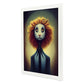 Nacnic Lámina León Sociable estilo T. Burton. Ilustraciones y pósters de animales inspirados en el arte gótico y oscuro de Burton. Diseño y Decoración de Interiores.-Artwork-Nacnic-Nacnic Estudio SL