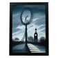 Nacnic Lámina London Eye Amistoso al estilo de T. Burton. Ilustraciones de monumentos, ciudades, paises inspiradas en arte gótico y oscuro. Diseño y Decoración de Interiores.-Artwork-Nacnic-A4-Sin marco-Nacnic Estudio SL
