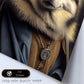 Nacnic Lámina Malamute de Alaska en estilo Fotografía a todo color. Divertidas ilustraciones realistas de animales con ropa humana. Diseño y Decoración de Interiores.-Artwork-Nacnic-Nacnic Estudio SL