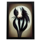Nacnic Lámina Mofeta Decidido estilo T. Burton. Ilustraciones y pósters de animales inspirados en el arte gótico y oscuro de Burton. Diseño y Decoración de Interiores.-Artwork-Nacnic-A4-Sin marco-Nacnic Estudio SL