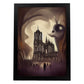 Nacnic Lámina Notre Dame Sensible al estilo de T. Burton. Ilustraciones de monumentos, ciudades, paises inspiradas en arte gótico y oscuro. Diseño y Decoración de Interiores.-Artwork-Nacnic-A4-Sin marco-Nacnic Estudio SL