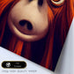 Nacnic Lámina Orangután Tolerante estilo T. Burton. Ilustraciones y pósters de animales inspirados en el arte gótico y oscuro de Burton. Diseño y Decoración de Interiores.-Artwork-Nacnic-Nacnic Estudio SL