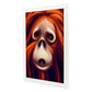 Nacnic Lámina Orangután Tolerante estilo T. Burton. Ilustraciones y pósters de animales inspirados en el arte gótico y oscuro de Burton. Diseño y Decoración de Interiores.-Artwork-Nacnic-Nacnic Estudio SL