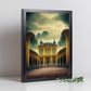 Nacnic Lámina Palacio de Versalles Dinámico al estilo de T. Burton. Ilustraciones de monumentos, ciudades, paises inspiradas en arte gótico y oscuro. Diseño y Decoración de Interiores.-Artwork-Nacnic-Nacnic Estudio SL