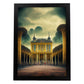 Nacnic Lámina Palacio de Versalles Dinámico al estilo de T. Burton. Ilustraciones de monumentos, ciudades, paises inspiradas en arte gótico y oscuro. Diseño y Decoración de Interiores.-Artwork-Nacnic-A4-Sin marco-Nacnic Estudio SL